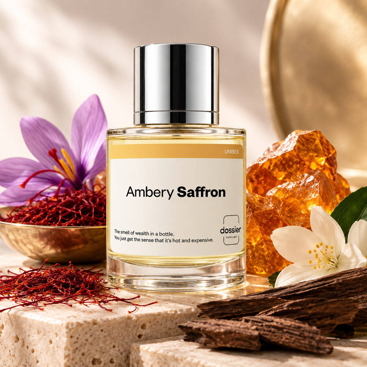 <strong>Ambery Saffron</strong> Inspired by Maison Francis Kurkdjian’s Baccarat Rouge 540 - Image 2